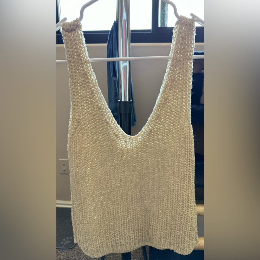 Knit tank top
